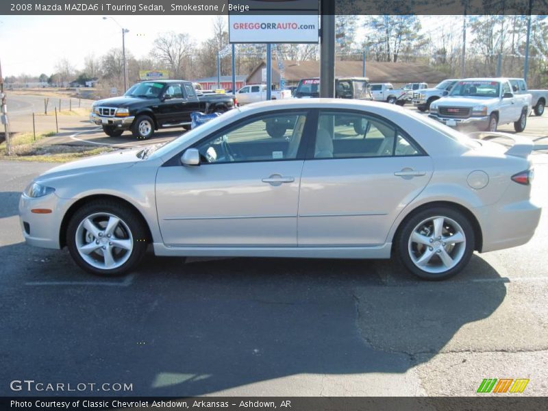 Smokestone / Beige 2008 Mazda MAZDA6 i Touring Sedan