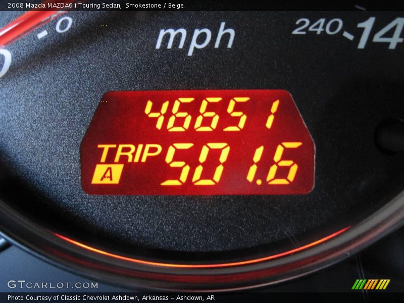 Smokestone / Beige 2008 Mazda MAZDA6 i Touring Sedan