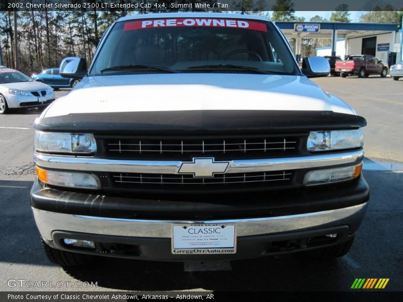 Summit White / Tan 2002 Chevrolet Silverado 2500 LT Extended Cab 4x4