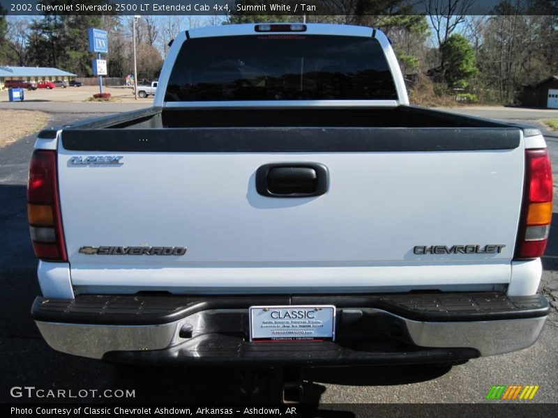 Summit White / Tan 2002 Chevrolet Silverado 2500 LT Extended Cab 4x4