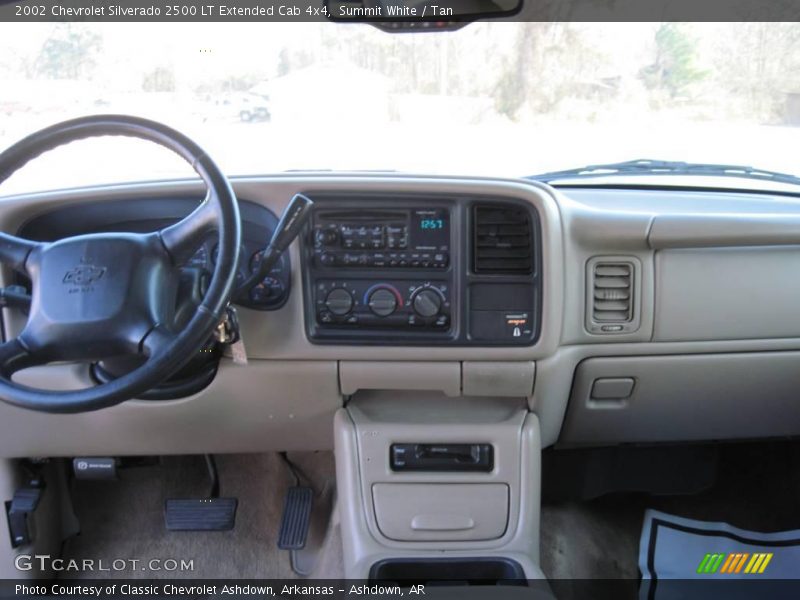 Summit White / Tan 2002 Chevrolet Silverado 2500 LT Extended Cab 4x4