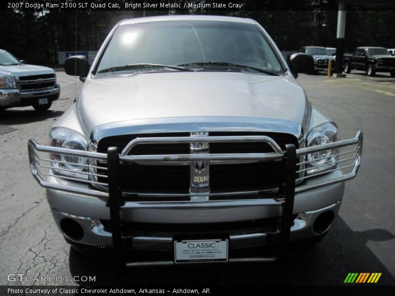 Bright Silver Metallic / Medium Slate Gray 2007 Dodge Ram 2500 SLT Quad Cab