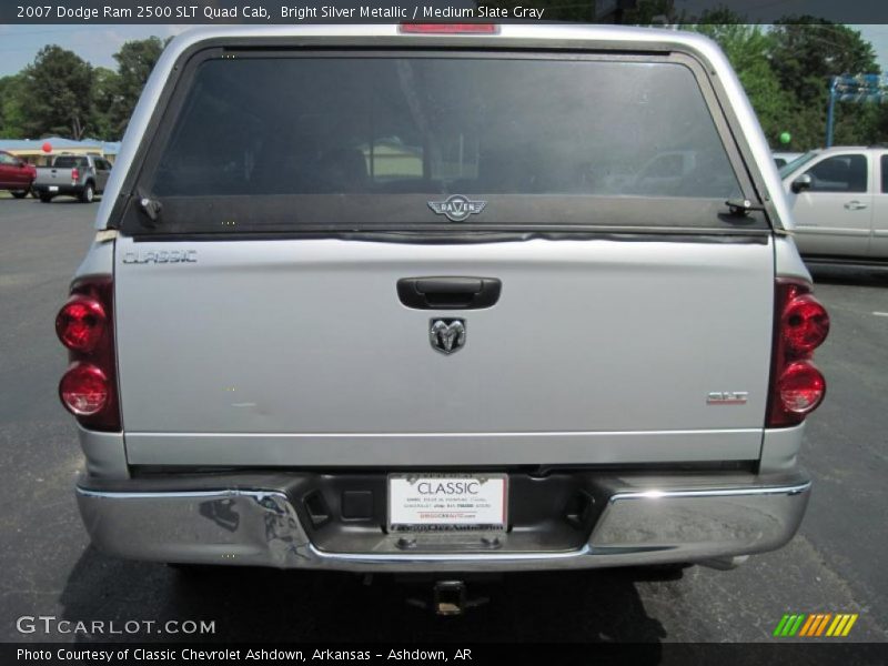 Bright Silver Metallic / Medium Slate Gray 2007 Dodge Ram 2500 SLT Quad Cab