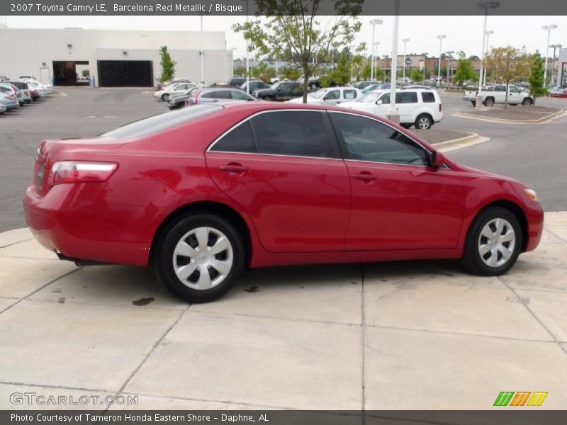Barcelona Red Metallic / Bisque 2007 Toyota Camry LE