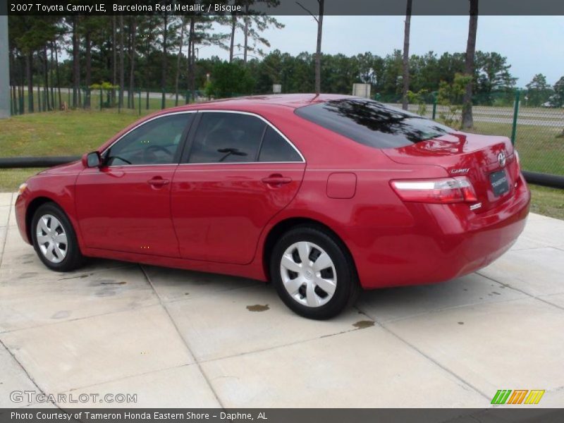 Barcelona Red Metallic / Bisque 2007 Toyota Camry LE