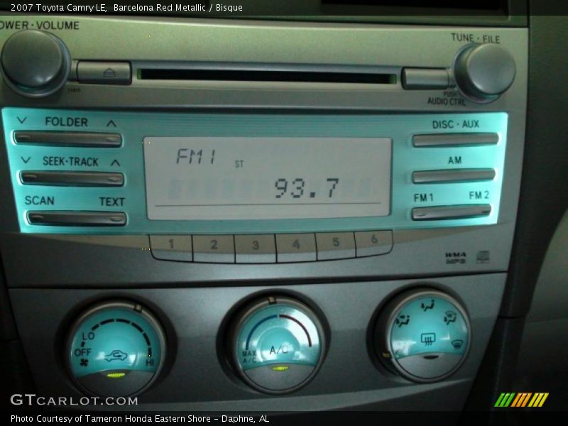 Barcelona Red Metallic / Bisque 2007 Toyota Camry LE