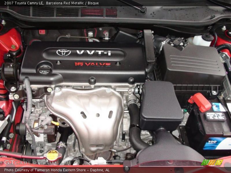 Barcelona Red Metallic / Bisque 2007 Toyota Camry LE