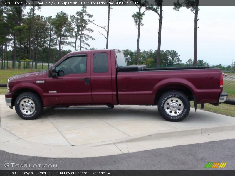  2005 F250 Super Duty XLT SuperCab Dark Toreador Red Metallic