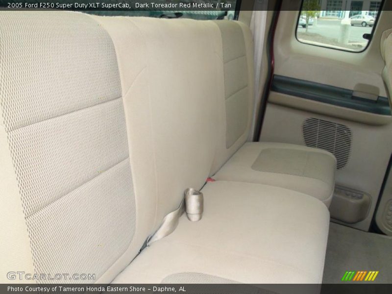 Dark Toreador Red Metallic / Tan 2005 Ford F250 Super Duty XLT SuperCab