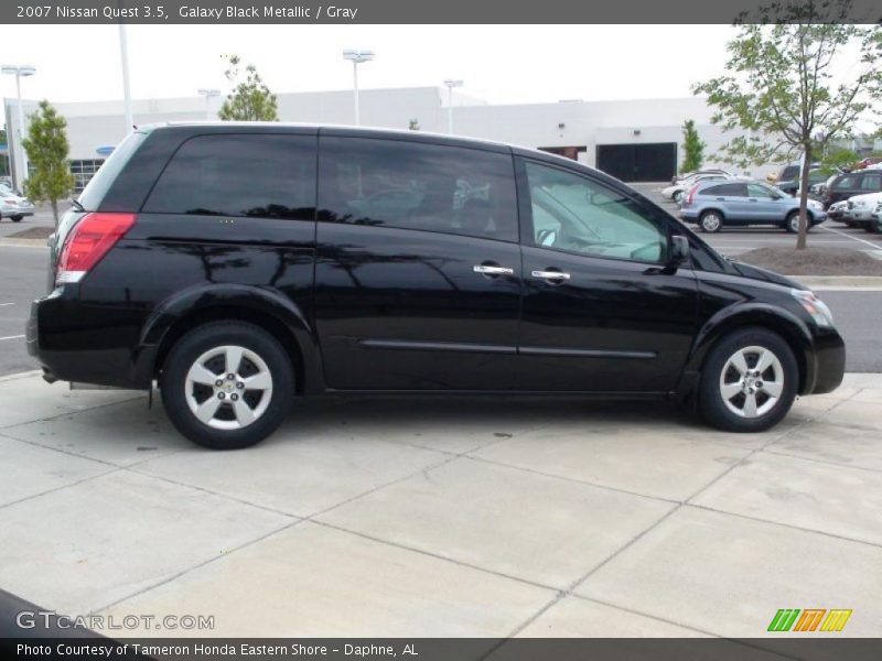 Galaxy Black Metallic / Gray 2007 Nissan Quest 3.5