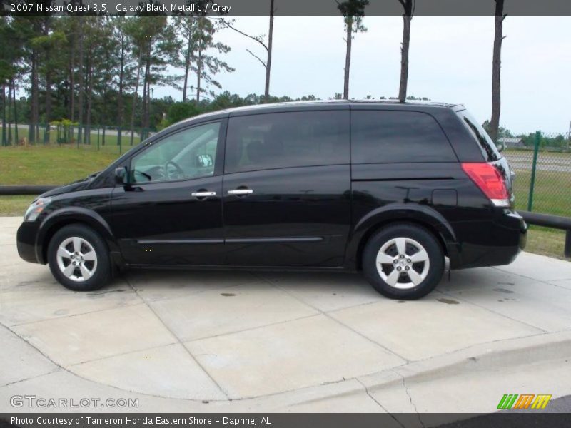 Galaxy Black Metallic / Gray 2007 Nissan Quest 3.5