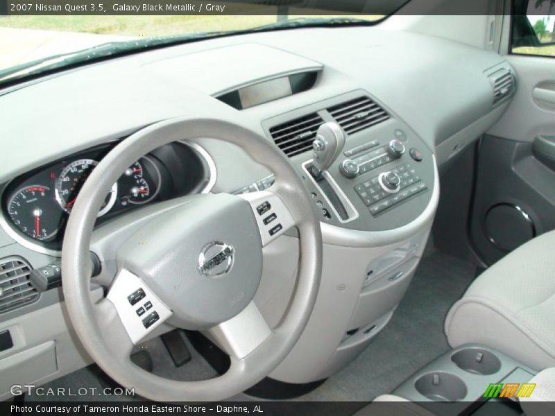 Galaxy Black Metallic / Gray 2007 Nissan Quest 3.5