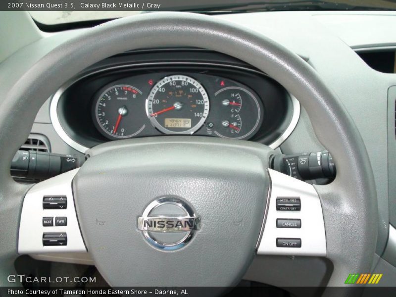 Galaxy Black Metallic / Gray 2007 Nissan Quest 3.5