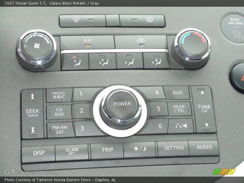 Galaxy Black Metallic / Gray 2007 Nissan Quest 3.5