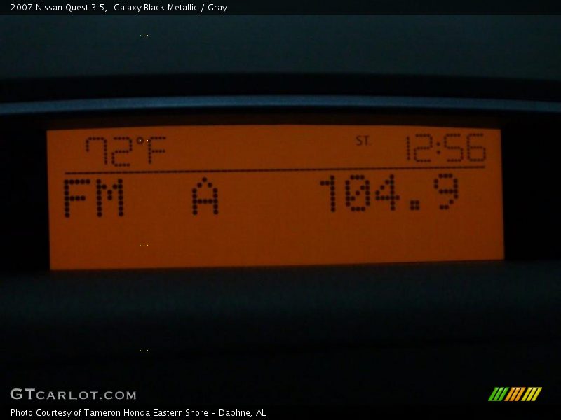 Galaxy Black Metallic / Gray 2007 Nissan Quest 3.5