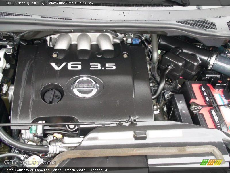 Galaxy Black Metallic / Gray 2007 Nissan Quest 3.5