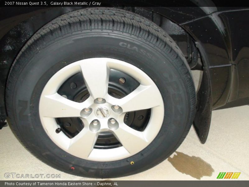 Galaxy Black Metallic / Gray 2007 Nissan Quest 3.5