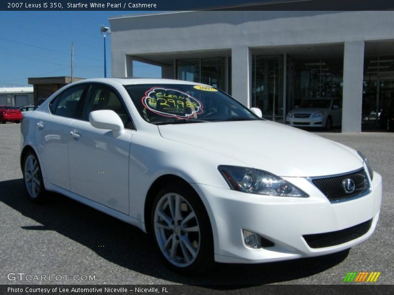 Starfire White Pearl / Cashmere 2007 Lexus IS 350