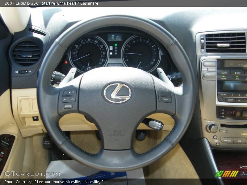 Starfire White Pearl / Cashmere 2007 Lexus IS 350