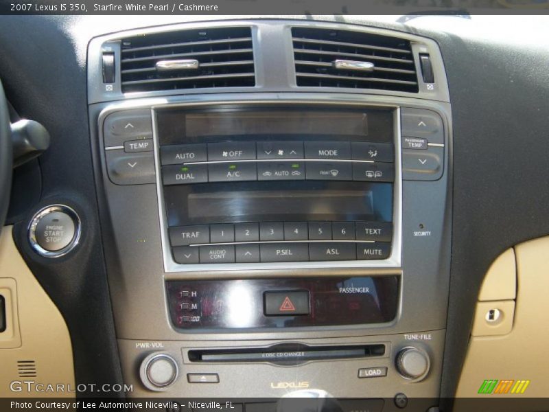 Starfire White Pearl / Cashmere 2007 Lexus IS 350
