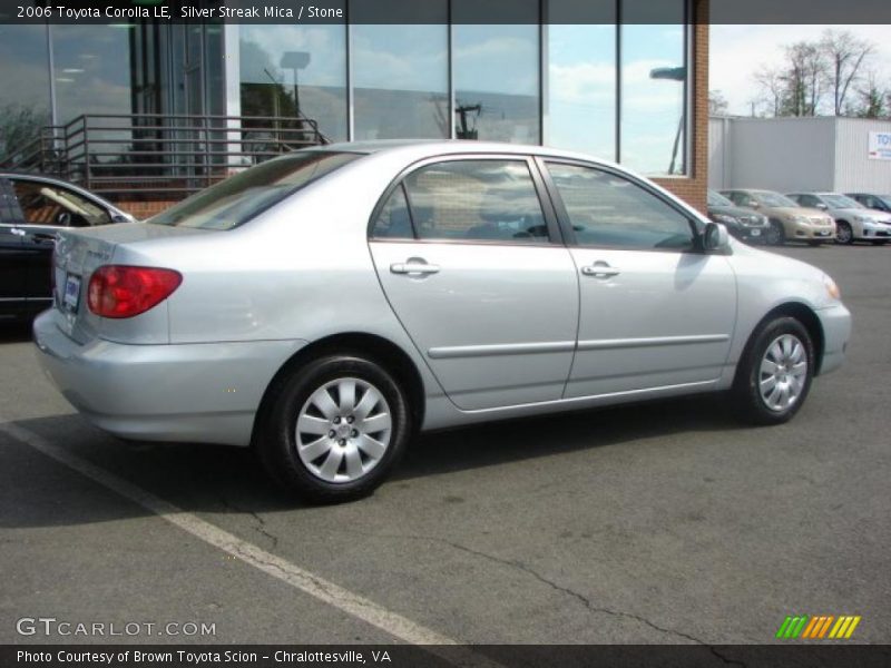 Silver Streak Mica / Stone 2006 Toyota Corolla LE