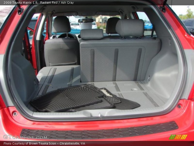 Radiant Red / Ash Gray 2009 Toyota Matrix 1.8
