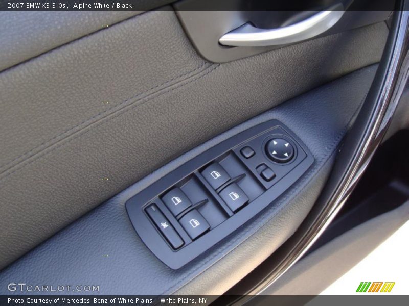 Alpine White / Black 2007 BMW X3 3.0si