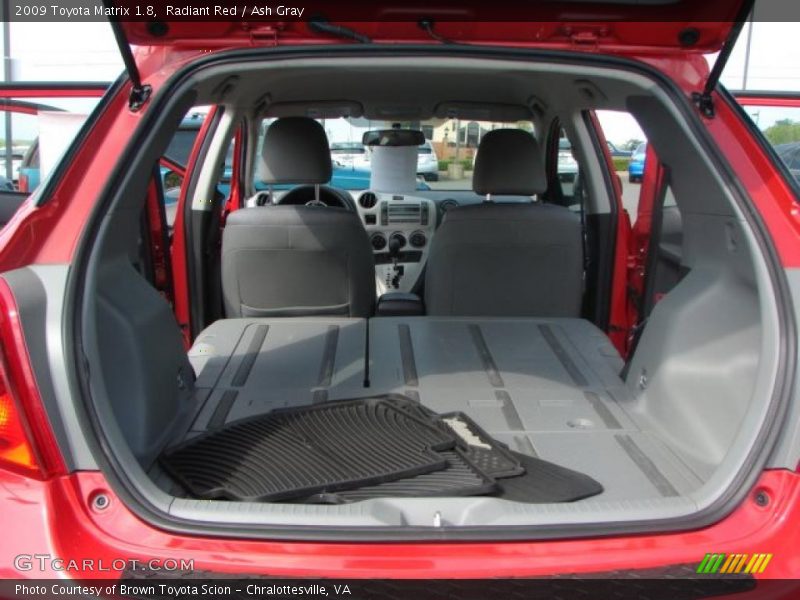 Radiant Red / Ash Gray 2009 Toyota Matrix 1.8