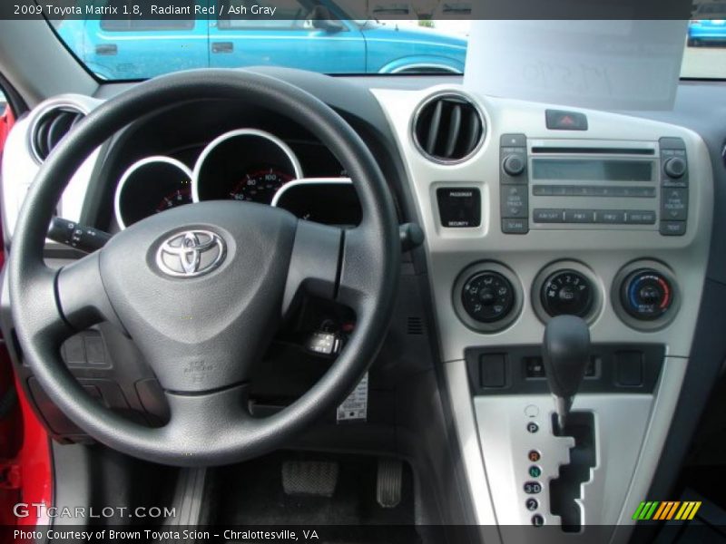 Radiant Red / Ash Gray 2009 Toyota Matrix 1.8