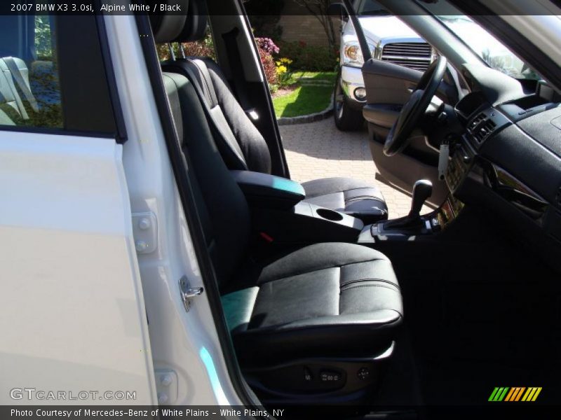 Alpine White / Black 2007 BMW X3 3.0si