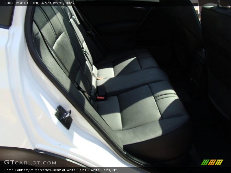 Alpine White / Black 2007 BMW X3 3.0si