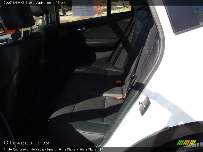 Alpine White / Black 2007 BMW X3 3.0si