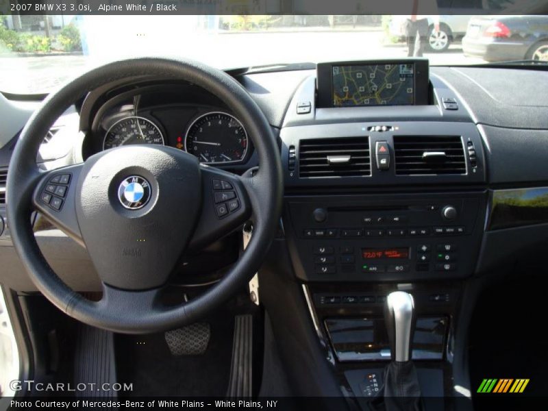 Alpine White / Black 2007 BMW X3 3.0si