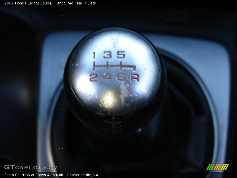 Tango Red Pearl / Black 2007 Honda Civic Si Coupe