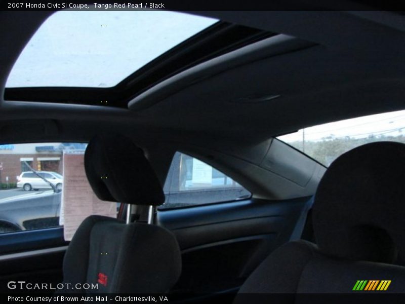 Tango Red Pearl / Black 2007 Honda Civic Si Coupe