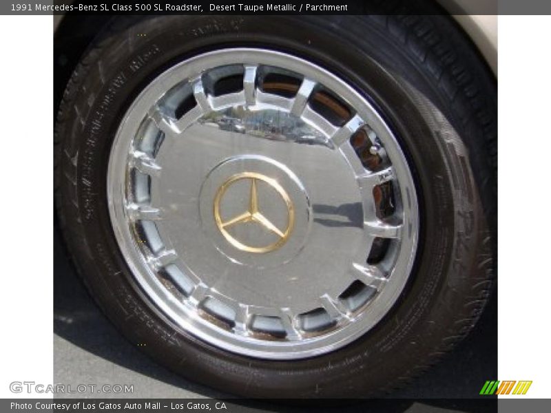 Desert Taupe Metallic / Parchment 1991 Mercedes-Benz SL Class 500 SL Roadster