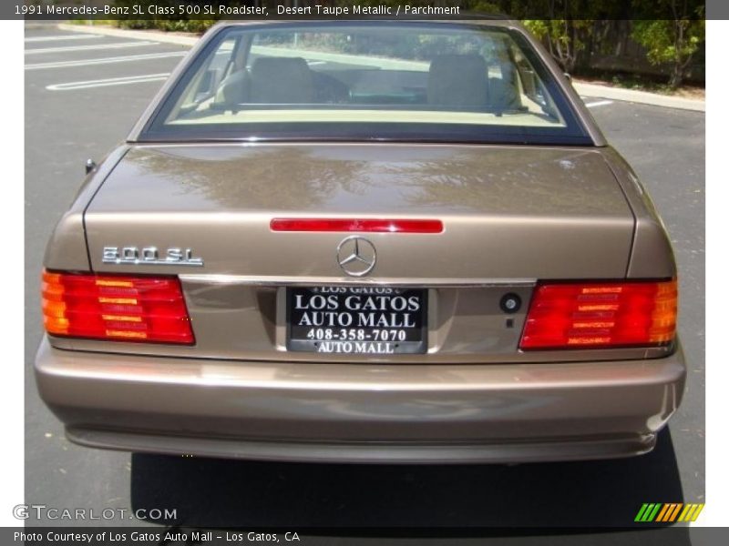 Desert Taupe Metallic / Parchment 1991 Mercedes-Benz SL Class 500 SL Roadster