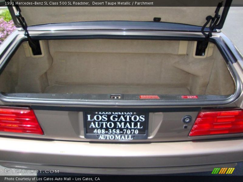 Desert Taupe Metallic / Parchment 1991 Mercedes-Benz SL Class 500 SL Roadster