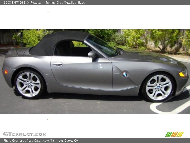 Sterling Grey Metallic / Black 2003 BMW Z4 3.0i Roadster