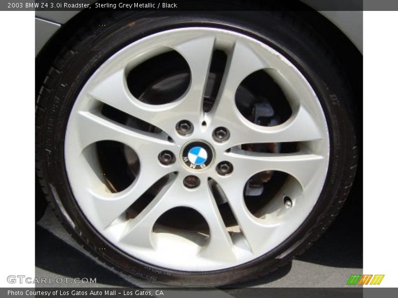 Sterling Grey Metallic / Black 2003 BMW Z4 3.0i Roadster