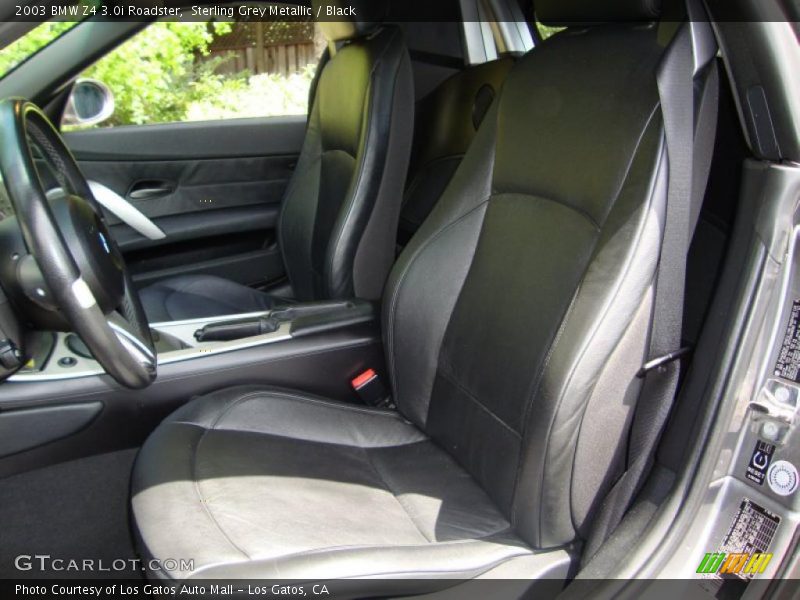 Sterling Grey Metallic / Black 2003 BMW Z4 3.0i Roadster