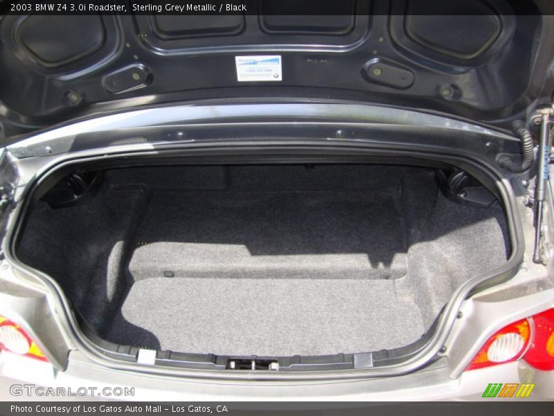 Sterling Grey Metallic / Black 2003 BMW Z4 3.0i Roadster
