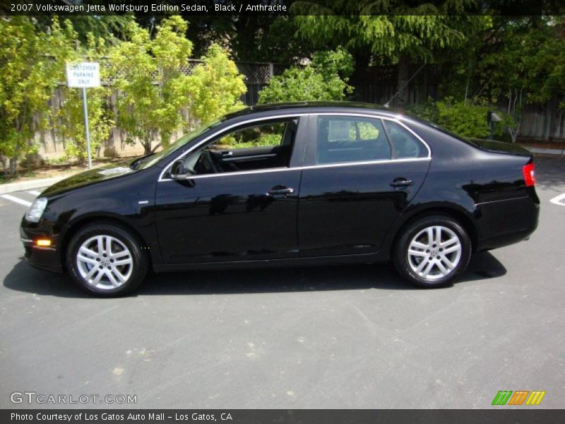 Black / Anthracite 2007 Volkswagen Jetta Wolfsburg Edition Sedan