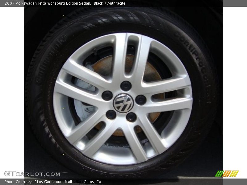 Black / Anthracite 2007 Volkswagen Jetta Wolfsburg Edition Sedan