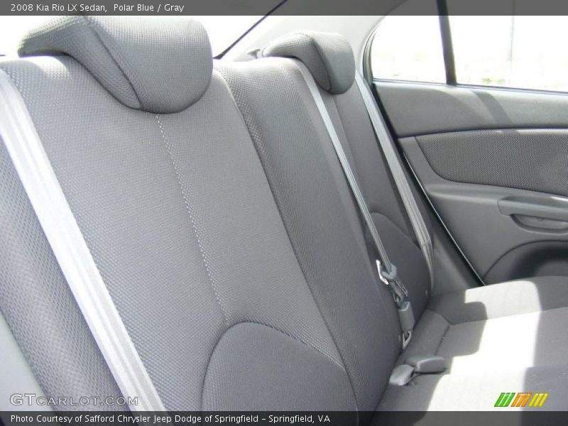 Polar Blue / Gray 2008 Kia Rio LX Sedan