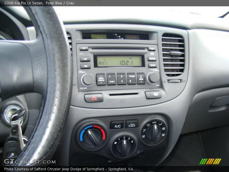 Polar Blue / Gray 2008 Kia Rio LX Sedan