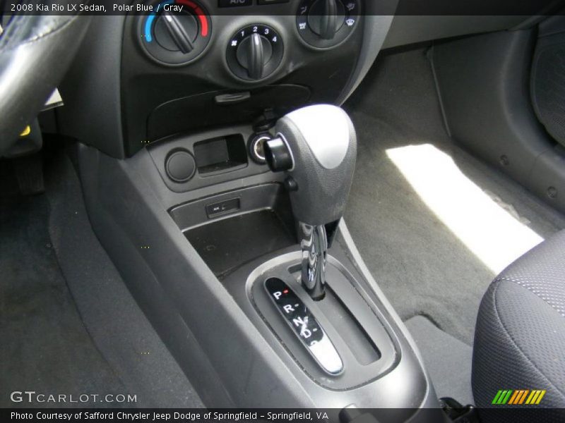 Polar Blue / Gray 2008 Kia Rio LX Sedan