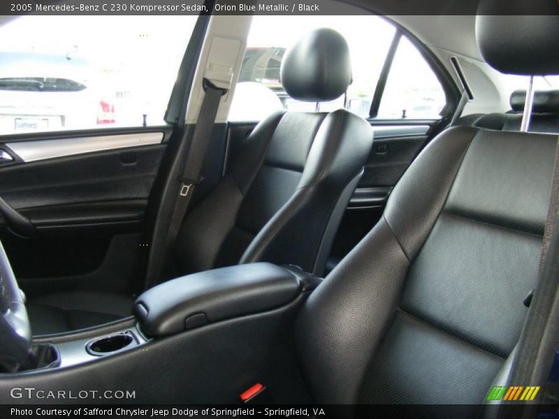Orion Blue Metallic / Black 2005 Mercedes-Benz C 230 Kompressor Sedan