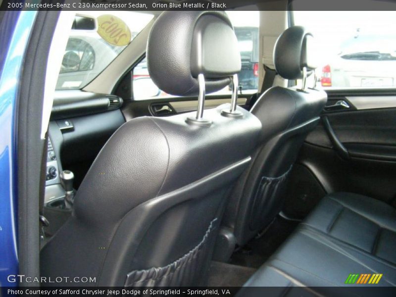 Orion Blue Metallic / Black 2005 Mercedes-Benz C 230 Kompressor Sedan