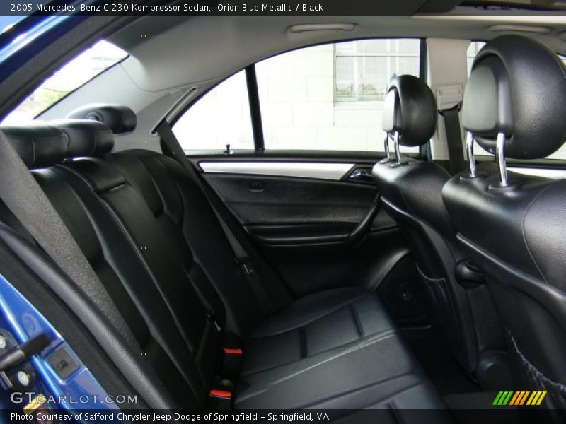 Orion Blue Metallic / Black 2005 Mercedes-Benz C 230 Kompressor Sedan